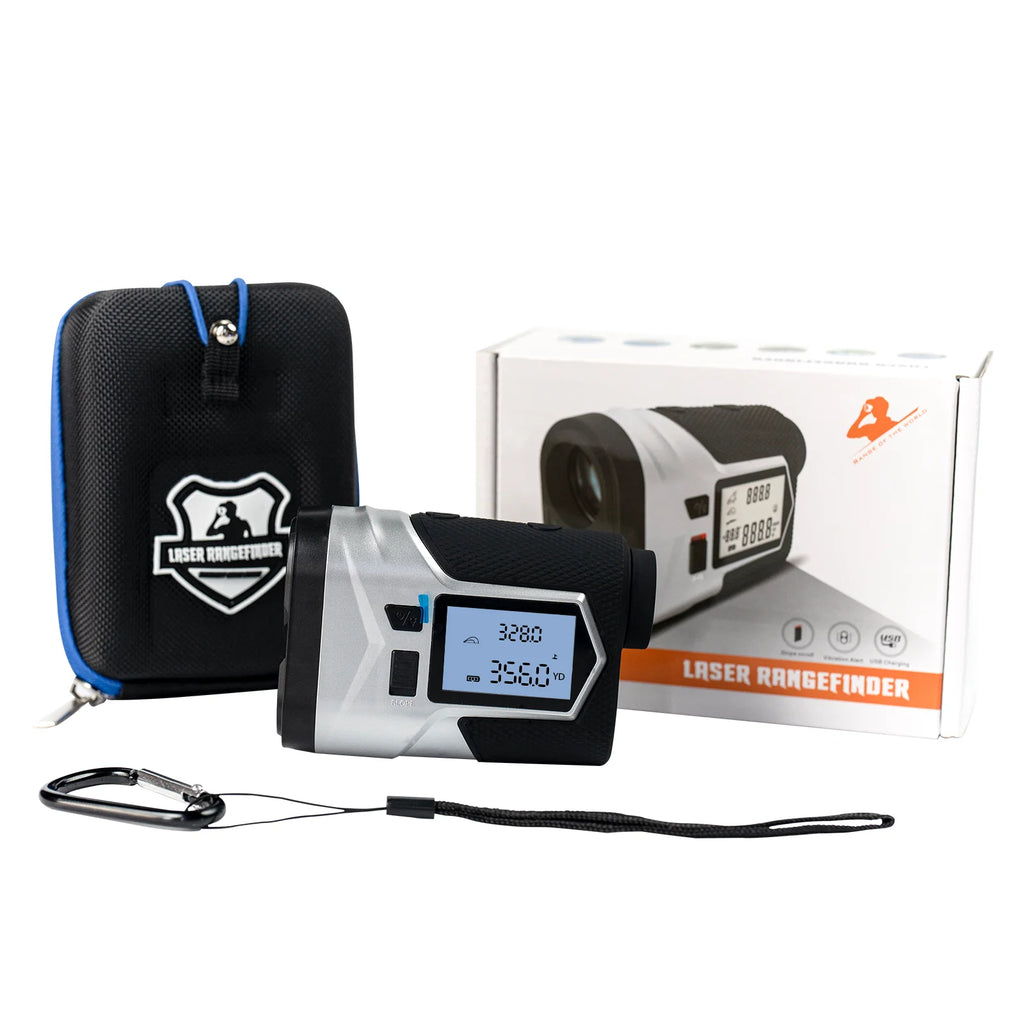 Golf Rangefinder With Slope Switch 650/800m Rechargeable Screen Vibration Laser Rangefinder Speed Distance Meter